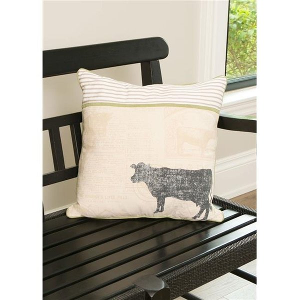 Heritage Lace Heritage Lace FH015-PC 18 x 18 in. Farmhouse Cow Pillow Cover FH015-PC